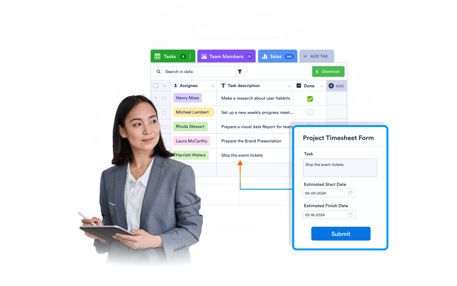 Jotform Tables