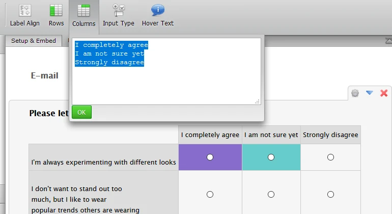 How do I add another column in the matrix? Image 1 Screenshot 20