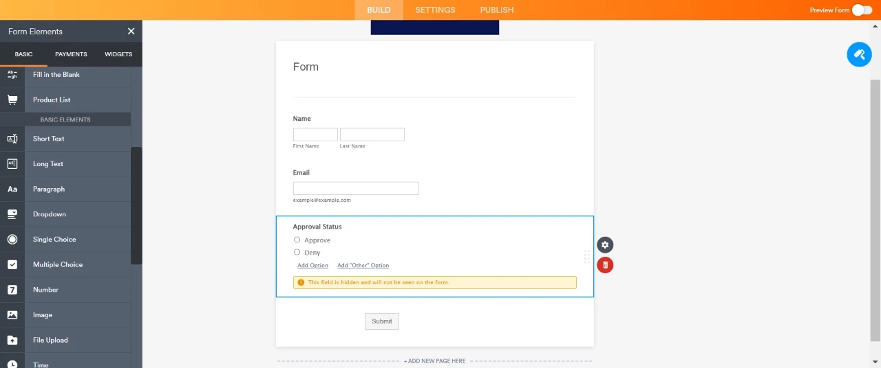 Is it possible to for the approval status to be integrated with a form response google sheet Screenshot 101