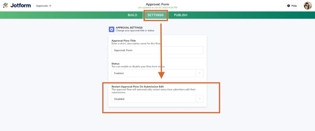 Is it possible to for the approval status to be integrated with a form response google sheet Screenshot 145
