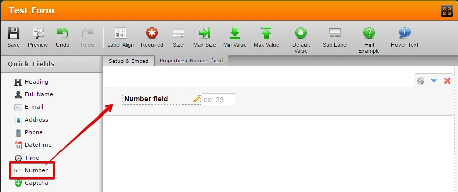  I want to require an additional field if an answer is greater than 30 Screenshot 30