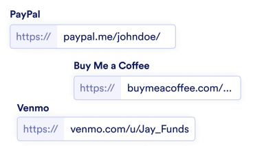 Input your payment details