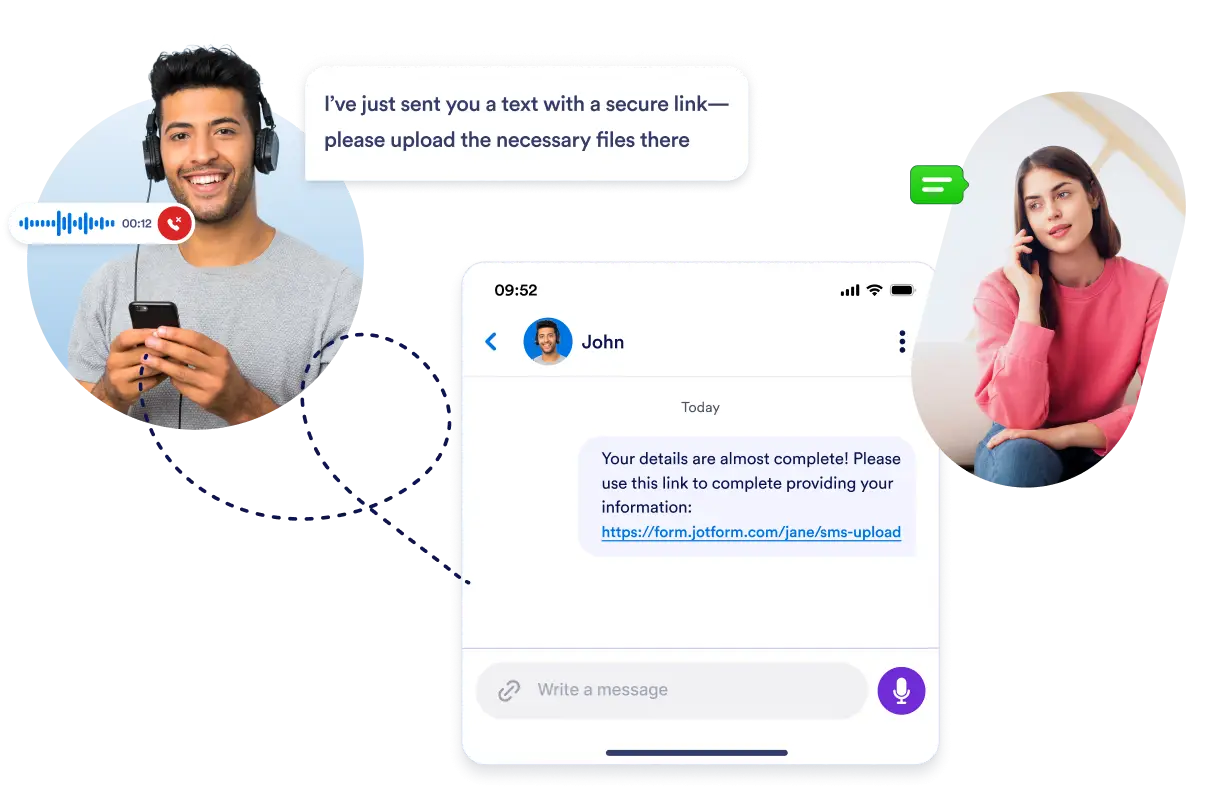 Collect File Uploads via SMS During Calls