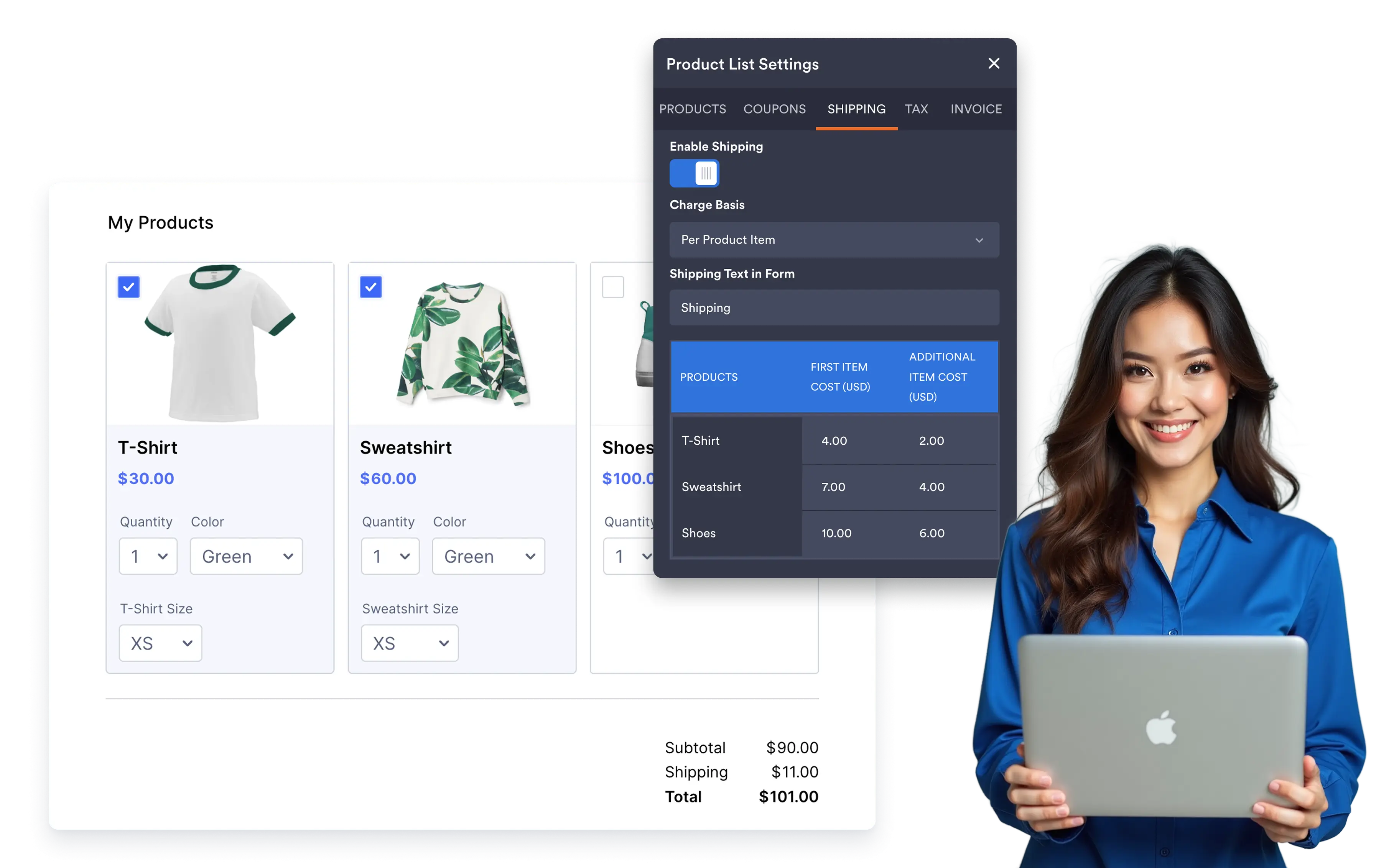 Add Shipping Fees