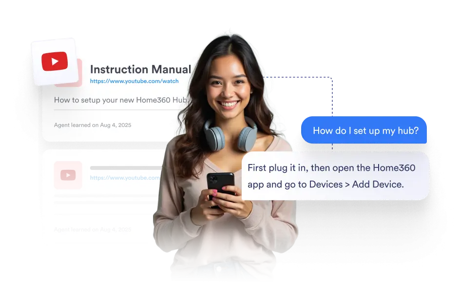 Train Your Agent with YouTube
