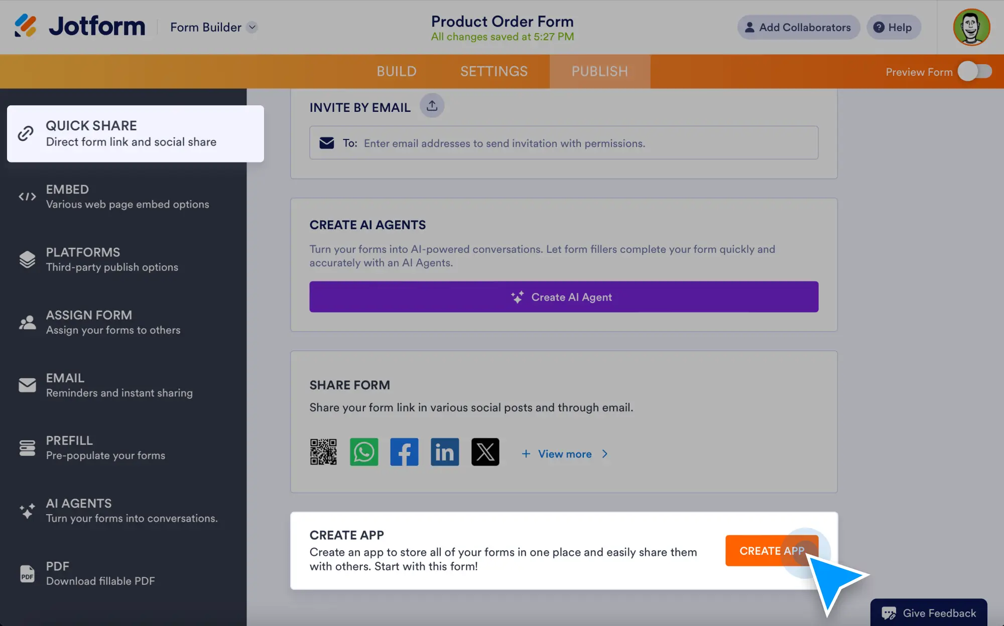 App for Forms