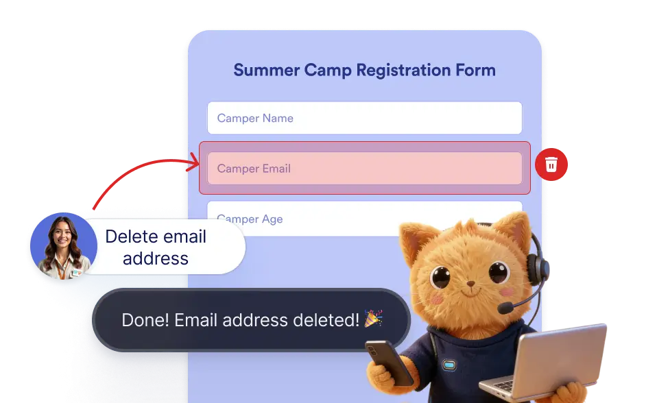 Delete and Duplicate Fields