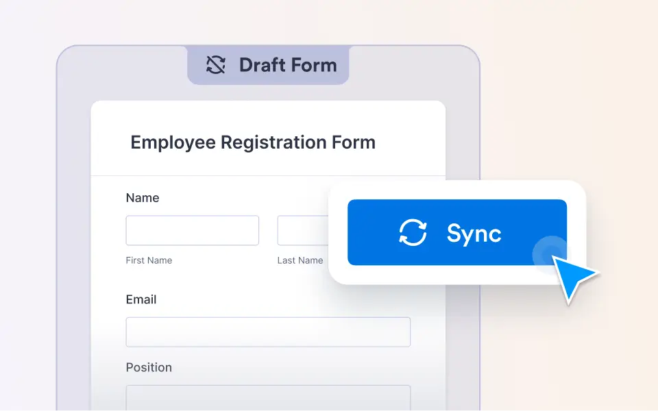 Form Draft Mode