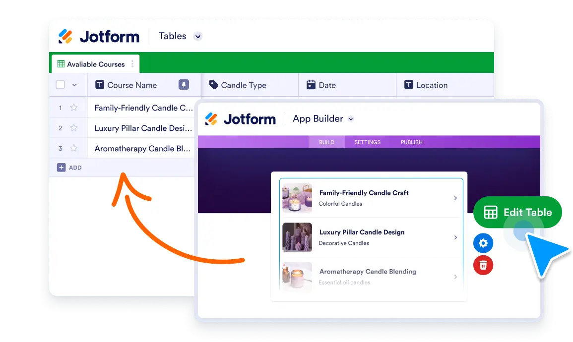 Jotform Tables