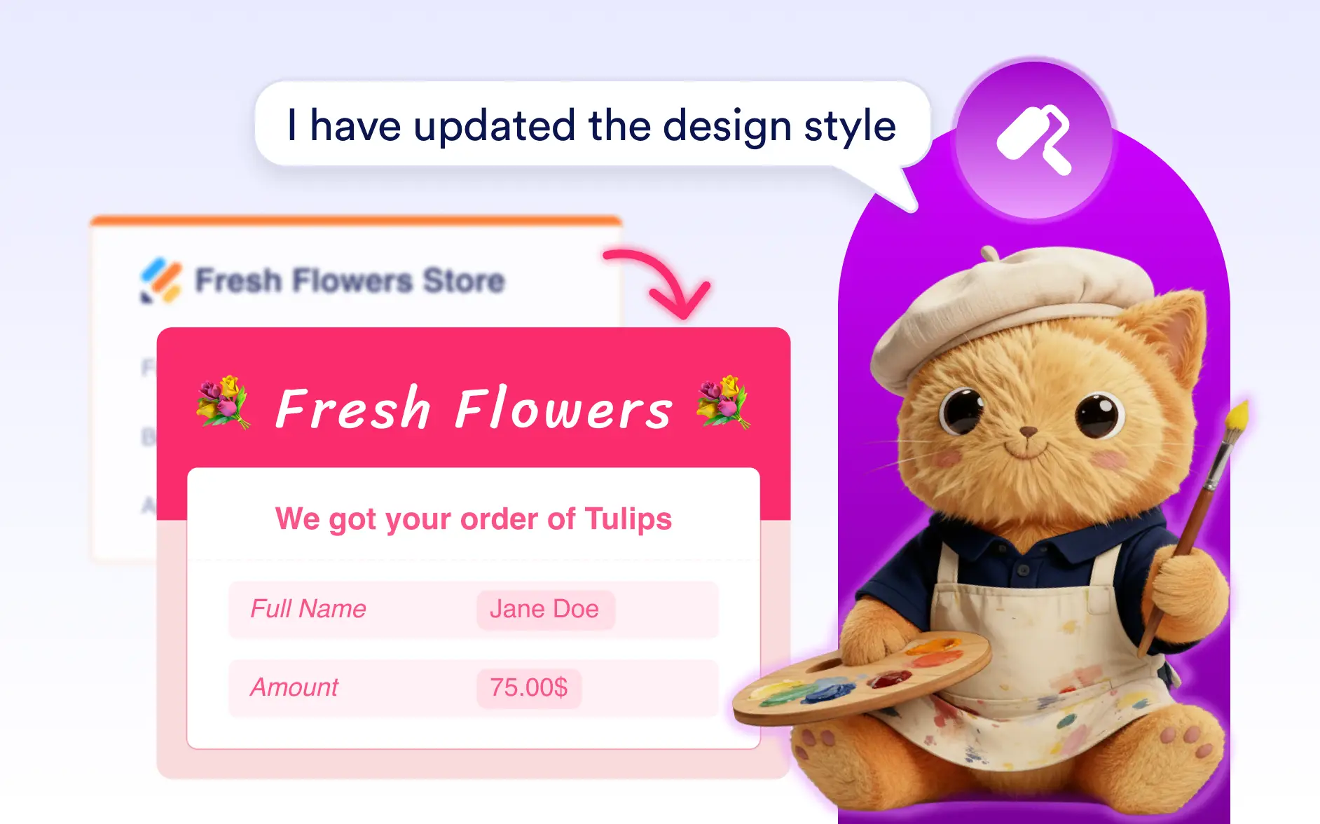 AI Powered Email Design for Forms