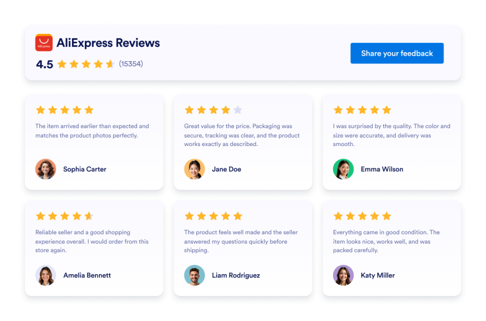 AliExpress Reviews