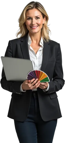Website Presentation Template Avatar