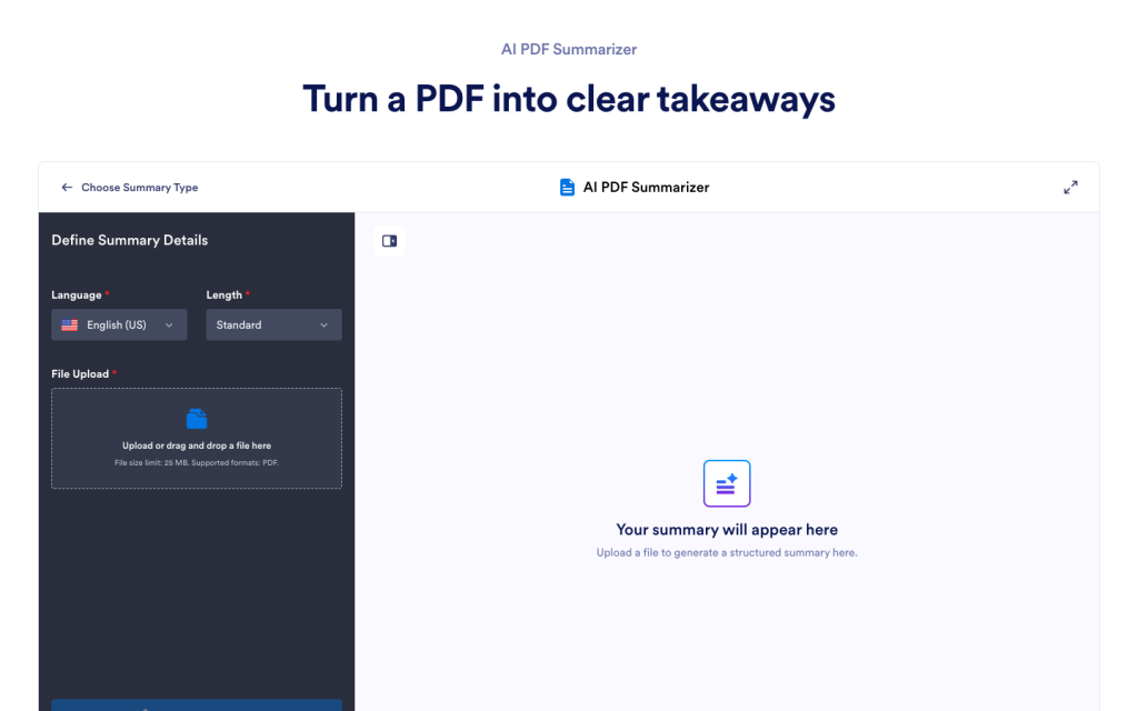 AI PDF Summarizer