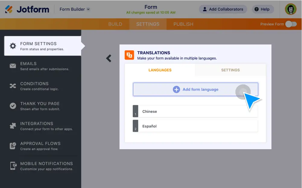 Form Translation