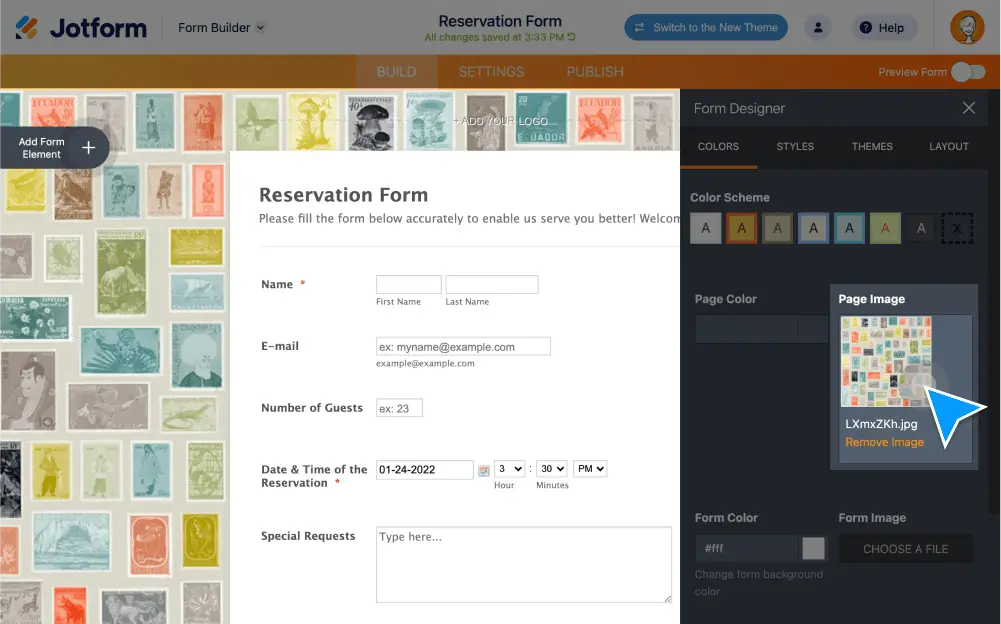 Form Background