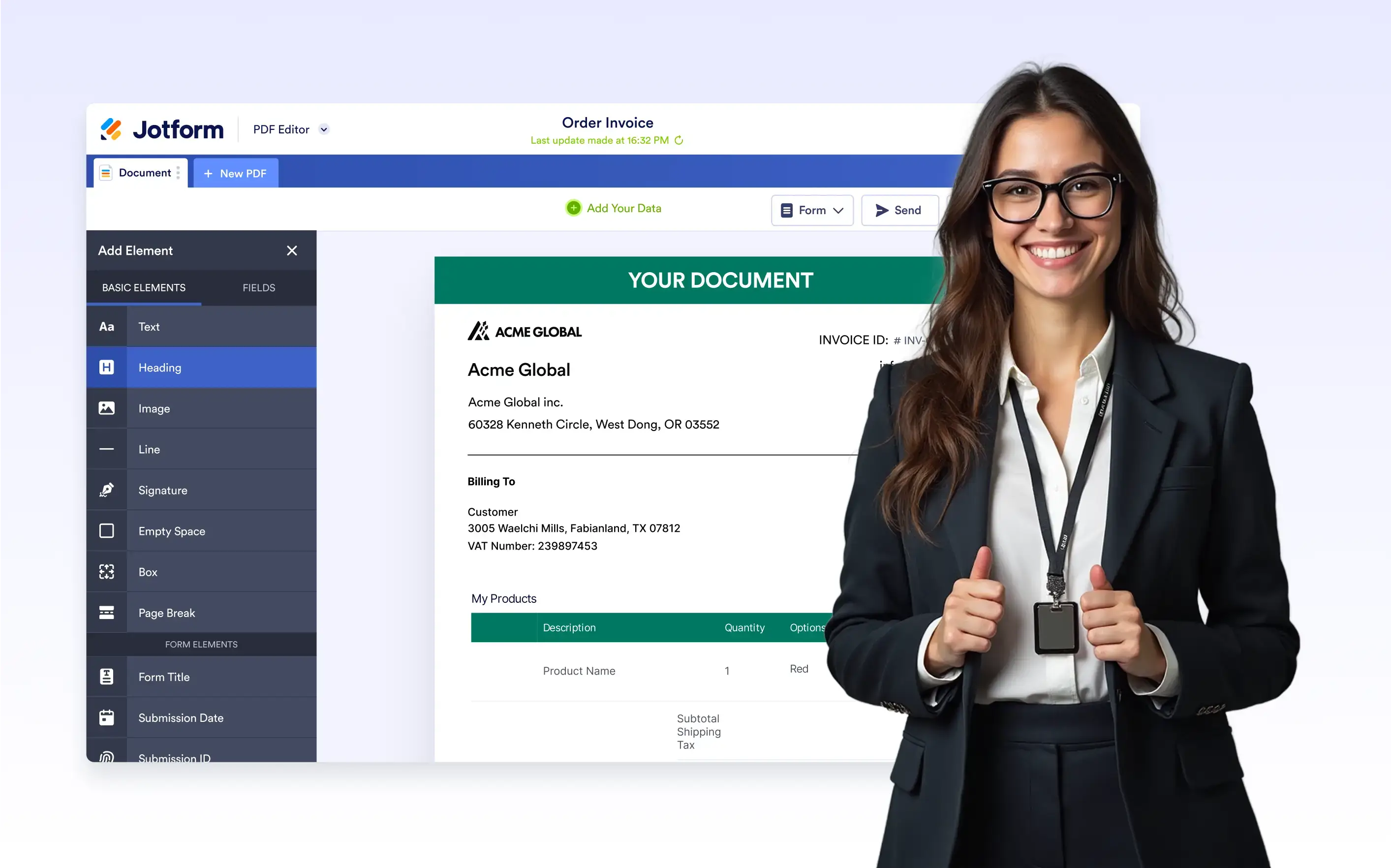 Jotform PDF Editor