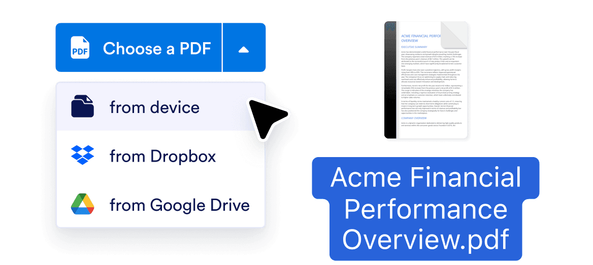Upload your PDF