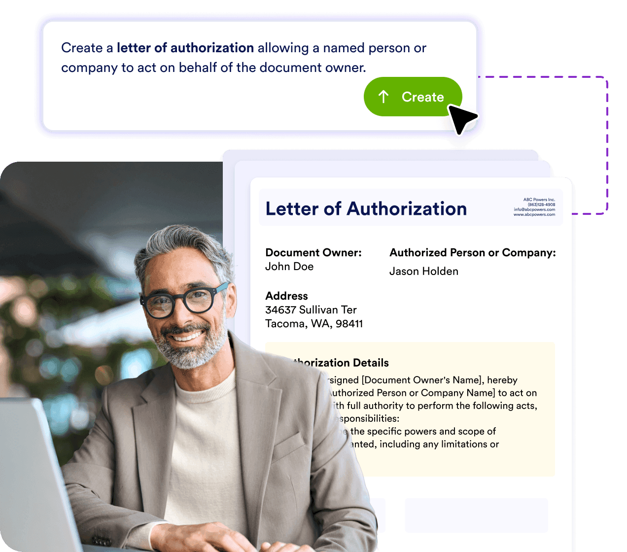 Create documents ready for signing