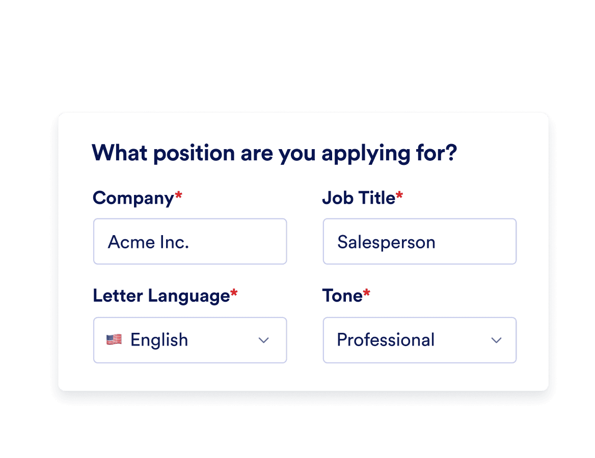 Personalize job details and style