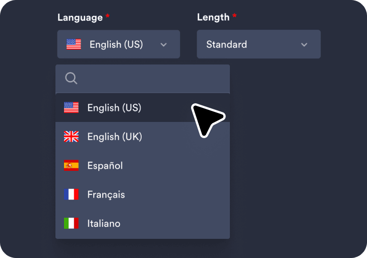 Configure your summary