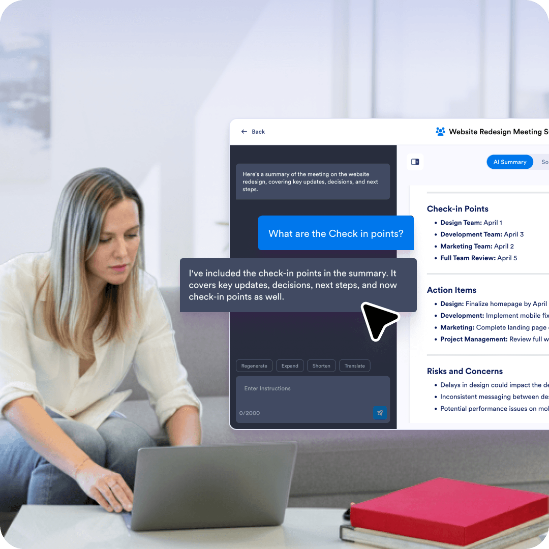 Project check-ins