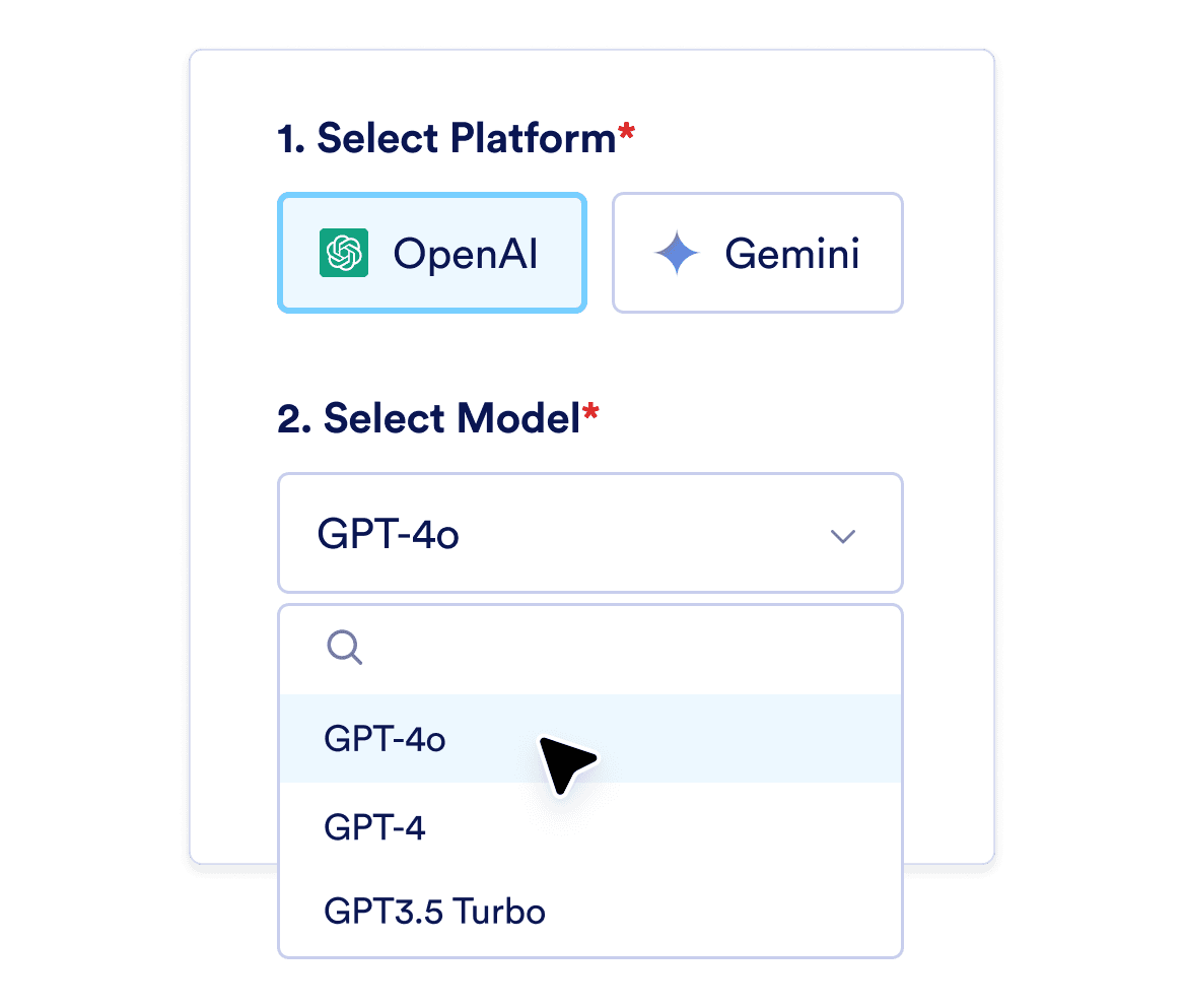 Select a platform