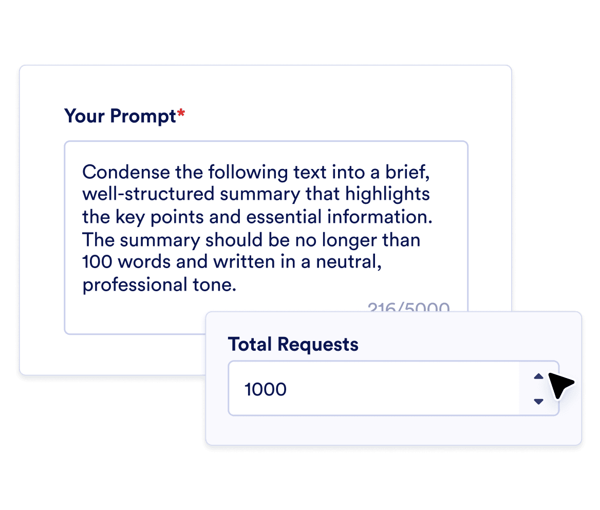 Input your data