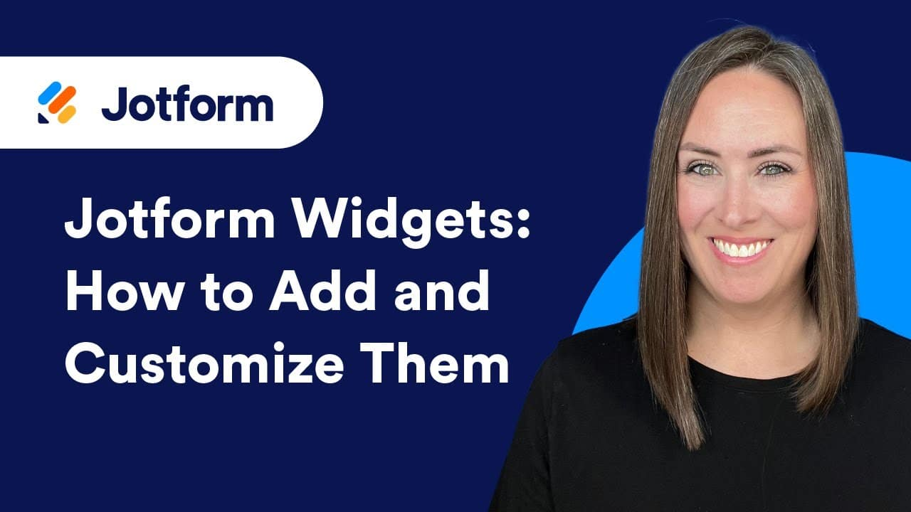 Jotform Form Widgets: How to add and customize them
