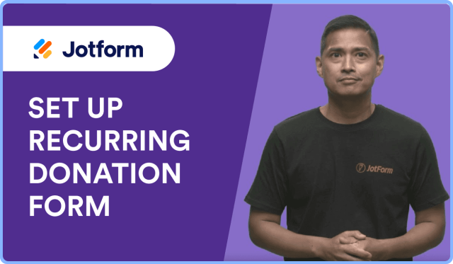 How to Set Up a Recurring Donation Form