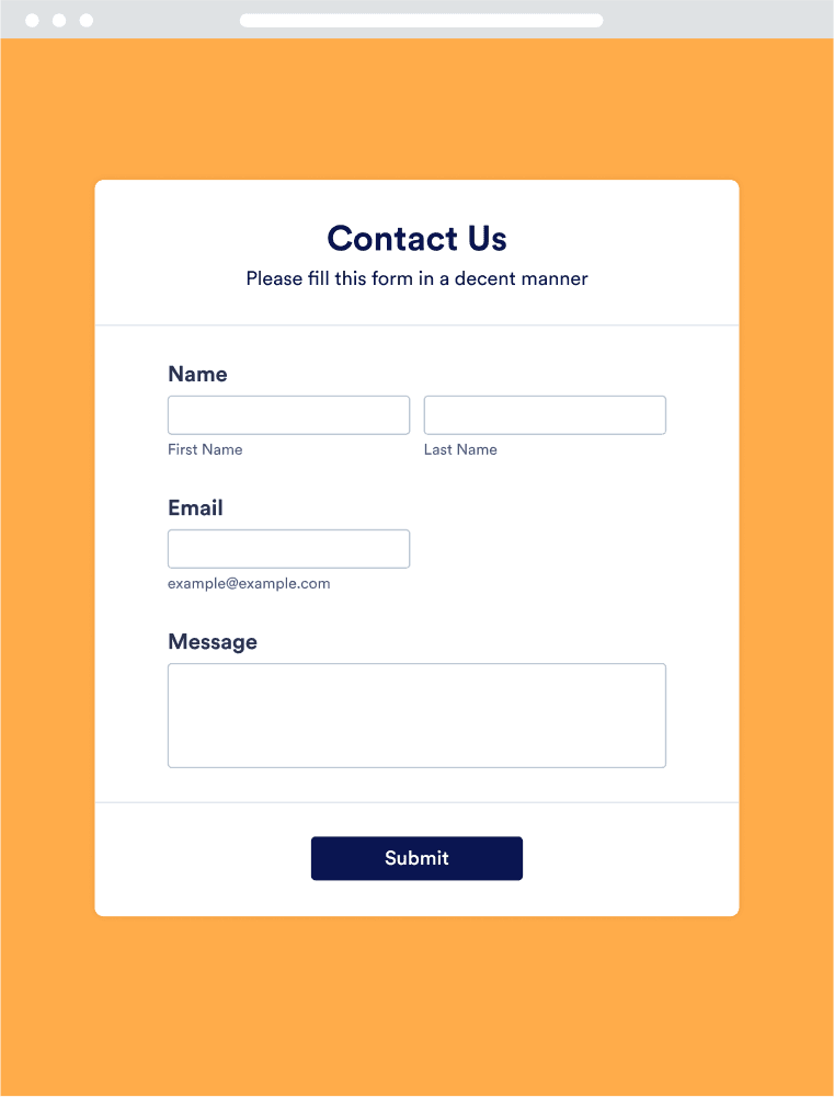 General Inquiry Contact Form