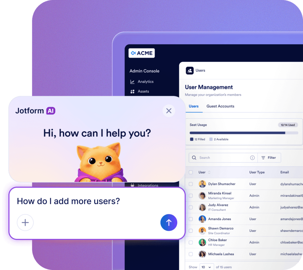 Jotform AI for Admins