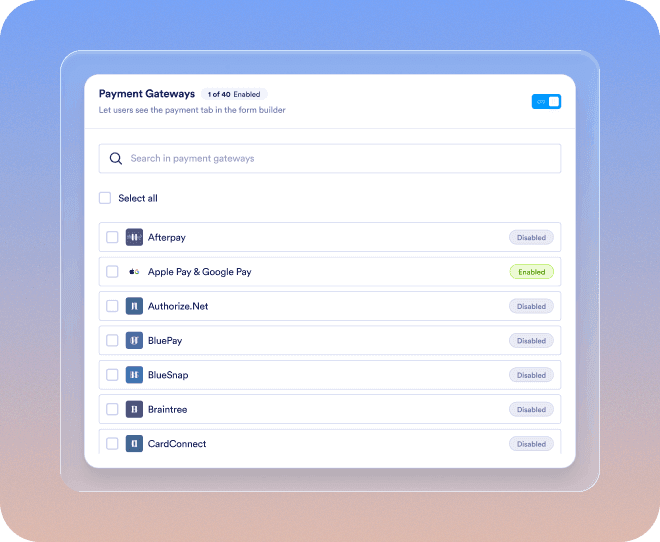Payment Gateways