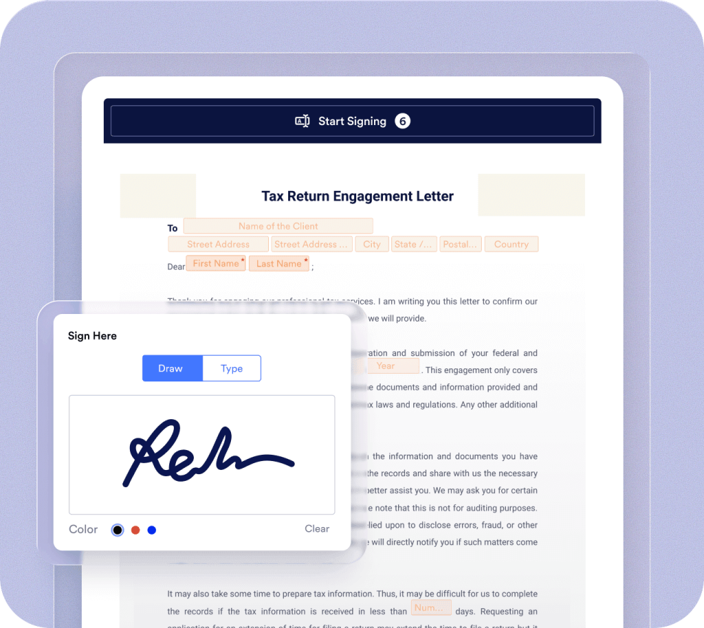 Collect e-signatures
