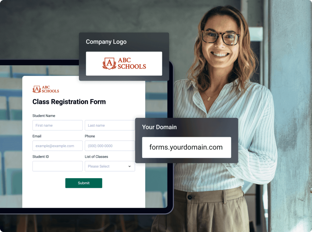 Customizable forms