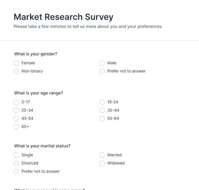 Marketing Surveys