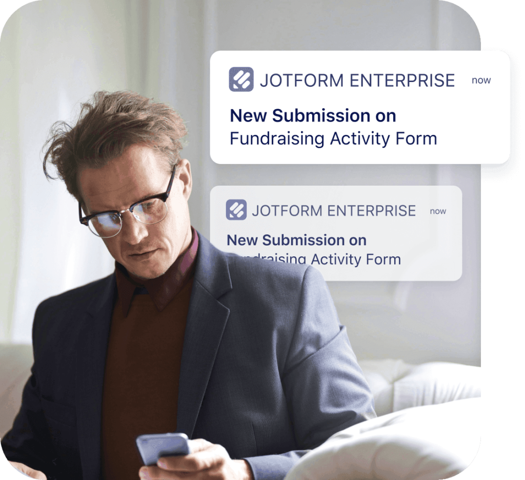Receive push notifications