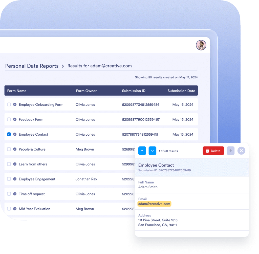 Create reports from your usersā responses