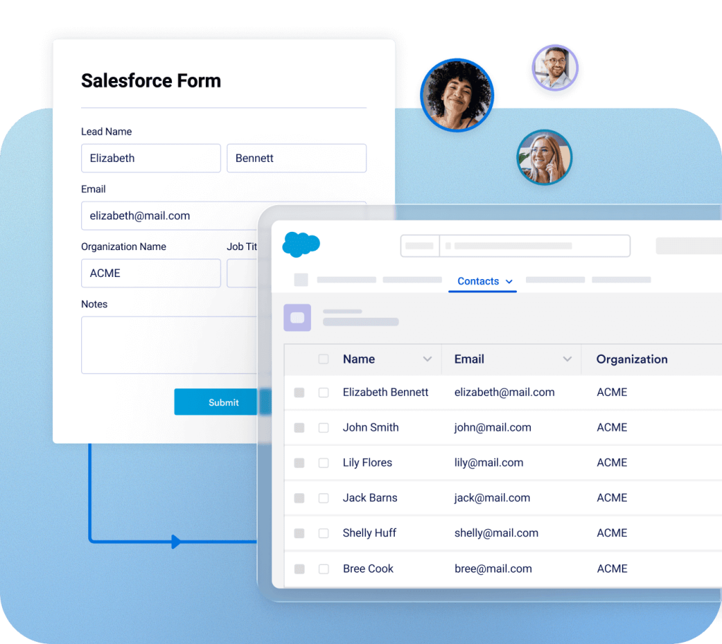 Keep your data in Salesforce