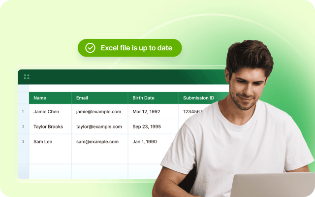 Keep your Excel files up to date
