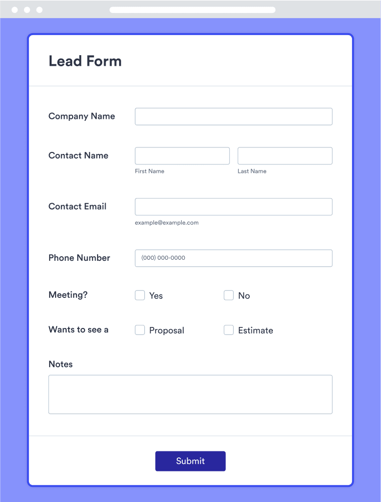 Lead Form