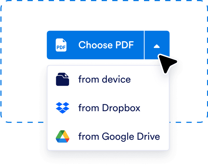 Upload your PDFs