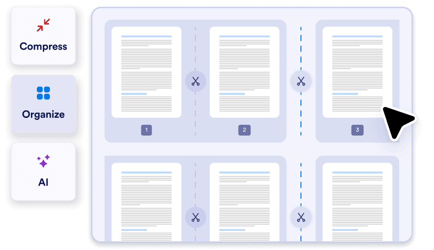 Pick the pages you want to split
