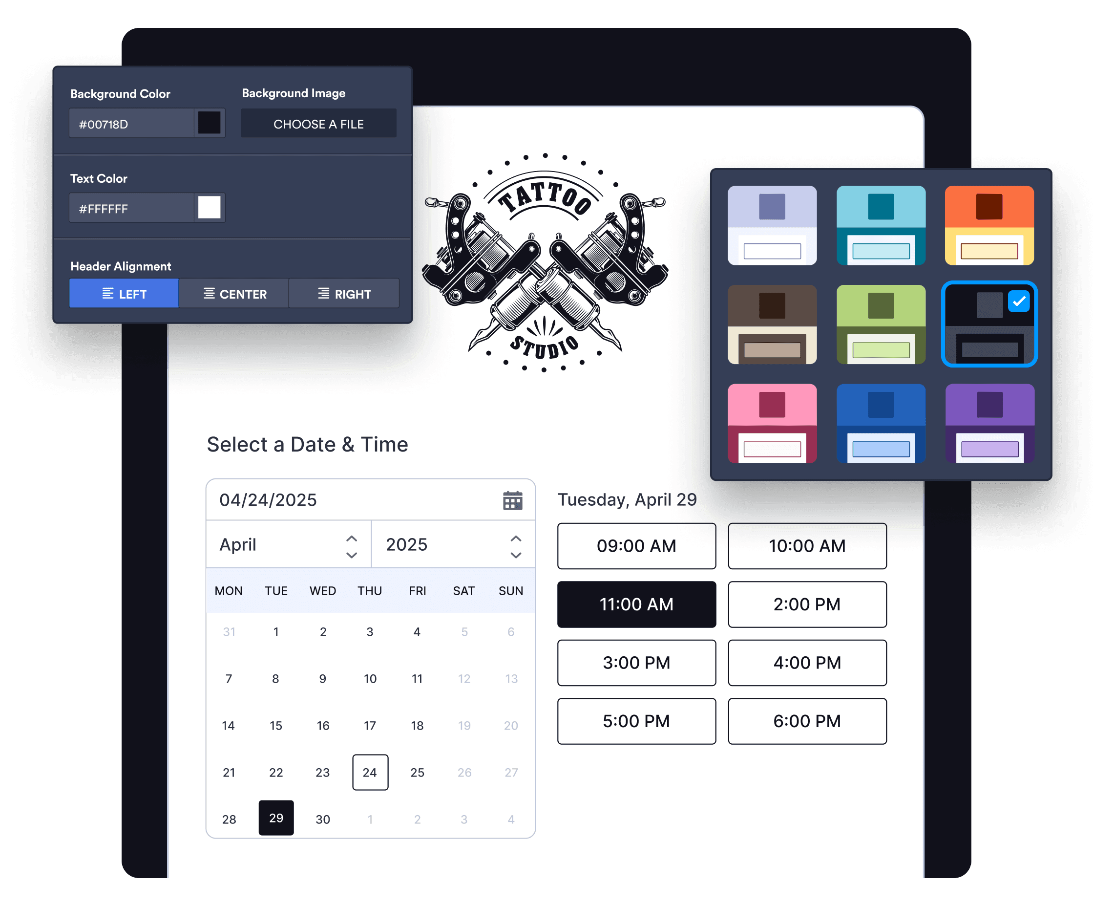 Customize to match your brand