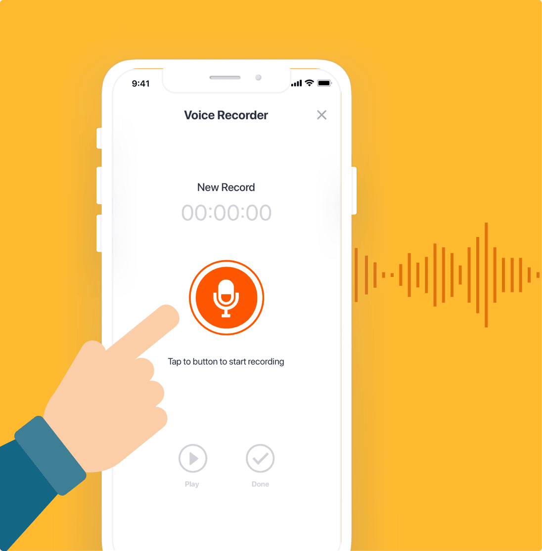 Record a voice with Jotform Mobile Forms