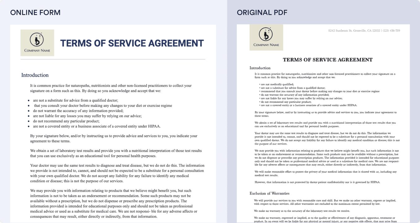 Agreements