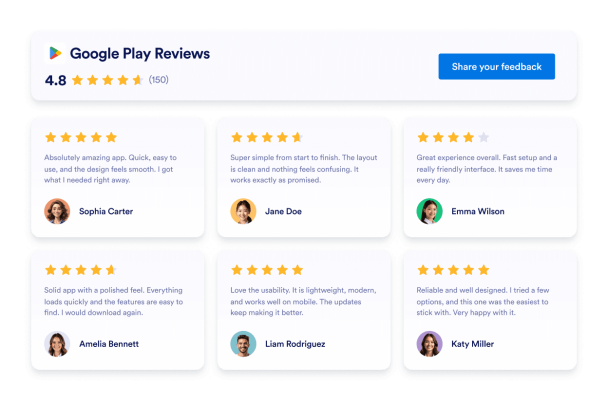 Google Play Reviews Header Image