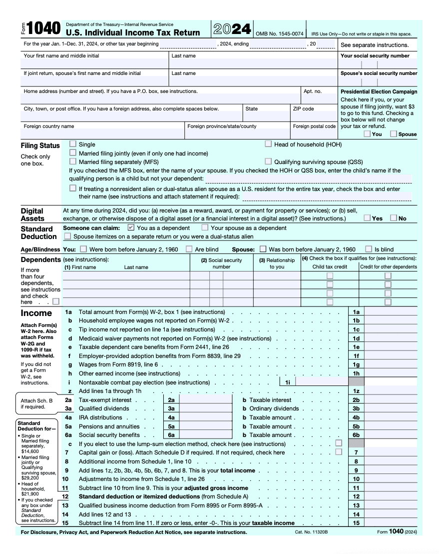1040 Form