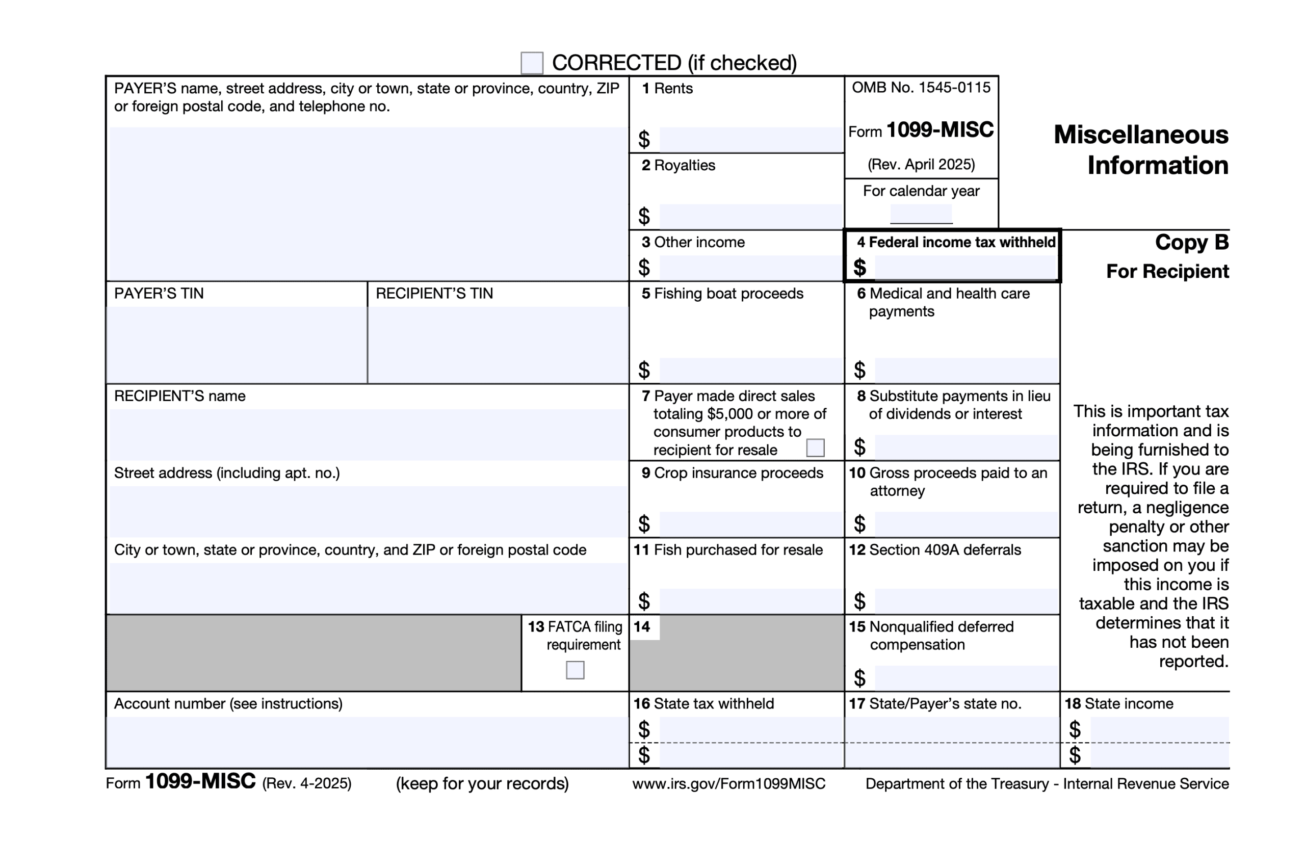 1099 Form