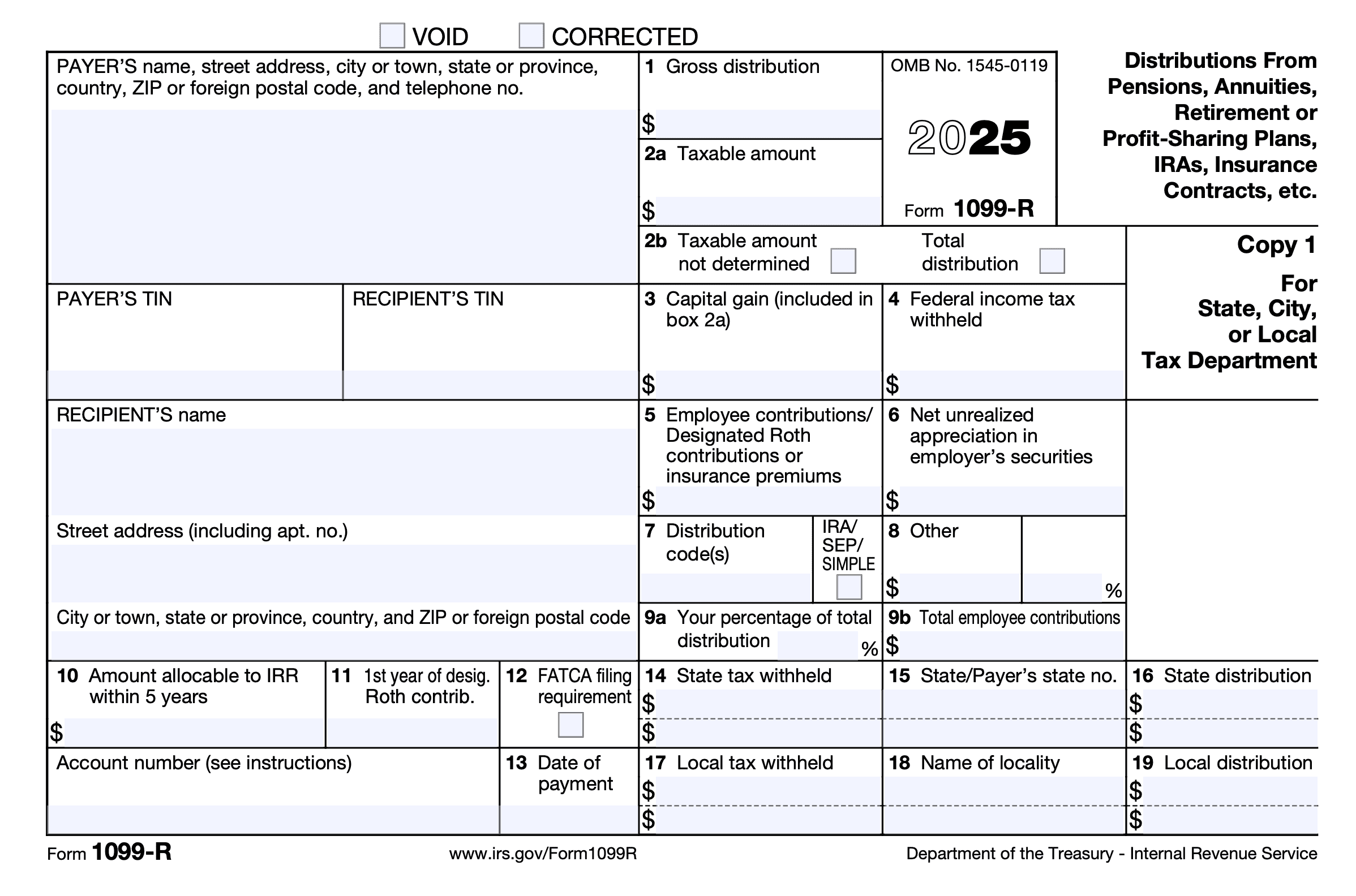 1099-R Form