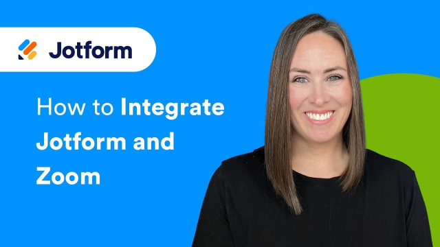 How to Schedule Zoom Meetings with Jotform
